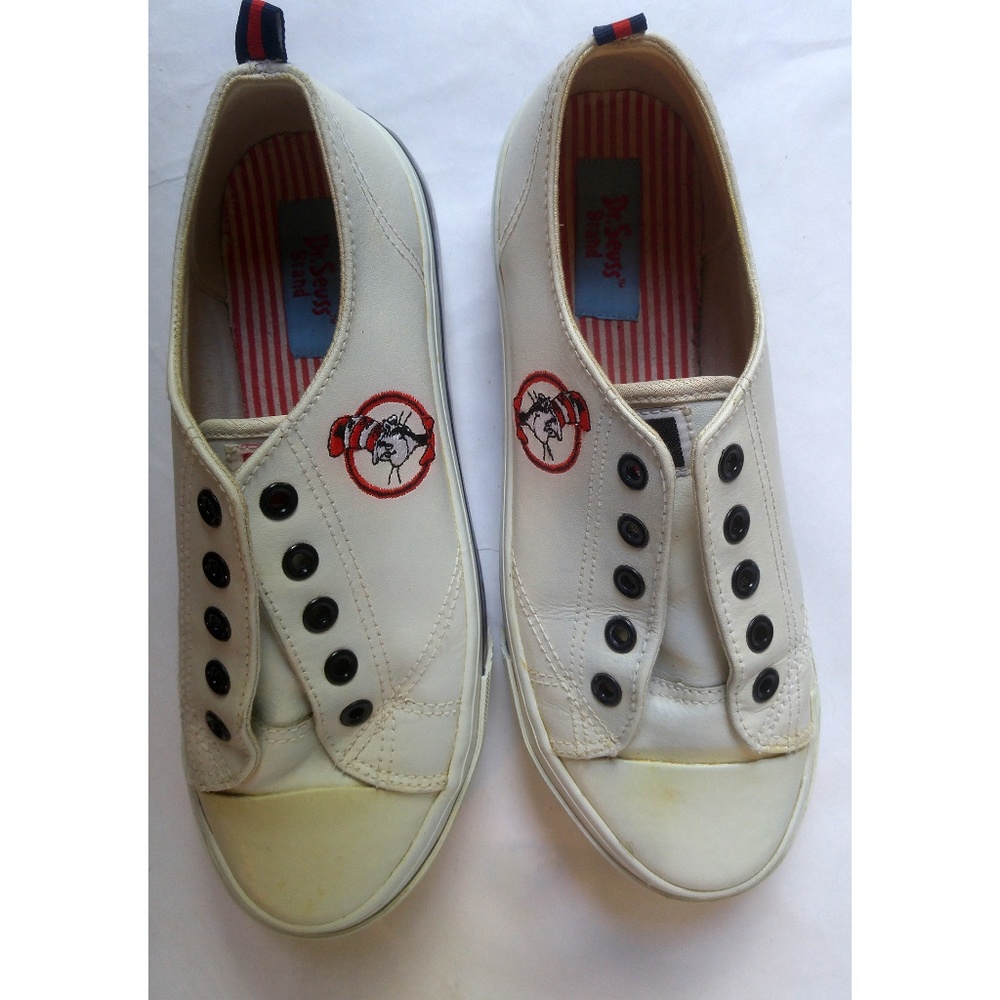 VTG Dr Seuss Sport Sneakers Size 7.5M Leather - Picture 6 of 8
